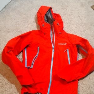 Norrona medium Falketind gore-tex shell jacket (sm sleeve tear)